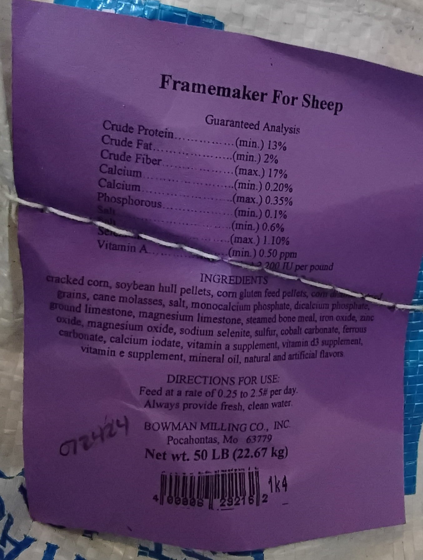 Bowman Sheep Feed