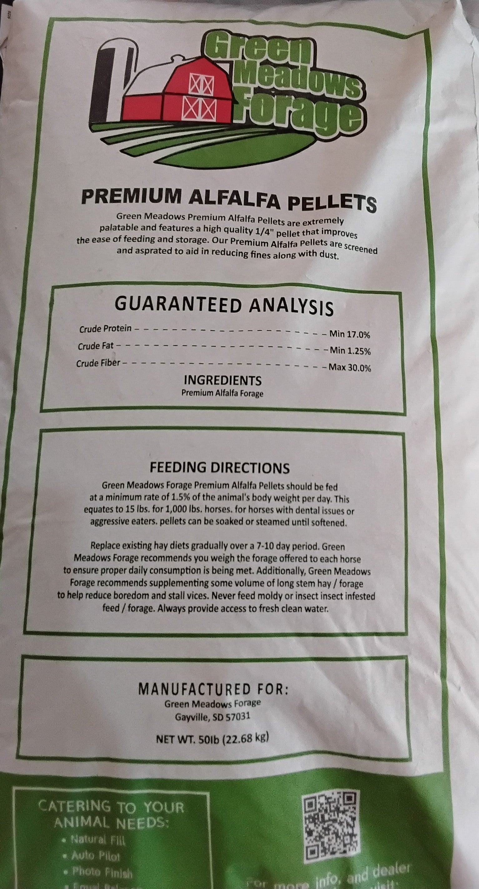 ALFALFA PELLETS 50#