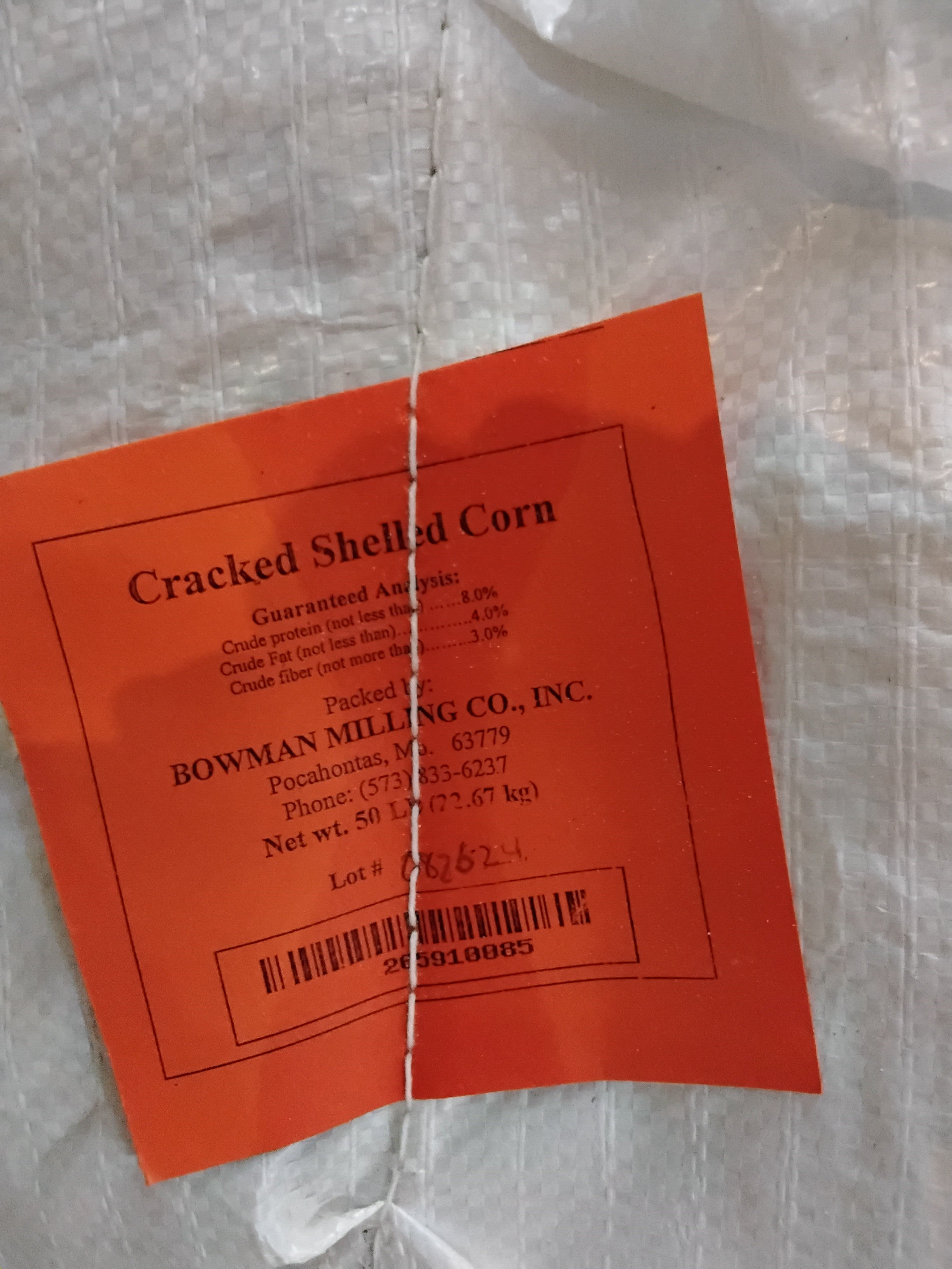 Cracked Corn / Chops