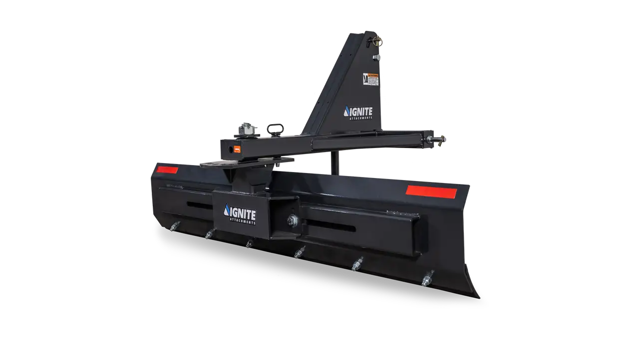Ignite® 3‑Point Angle Blade – 84in Compact Tractor Attachment | Category 1 Hitch