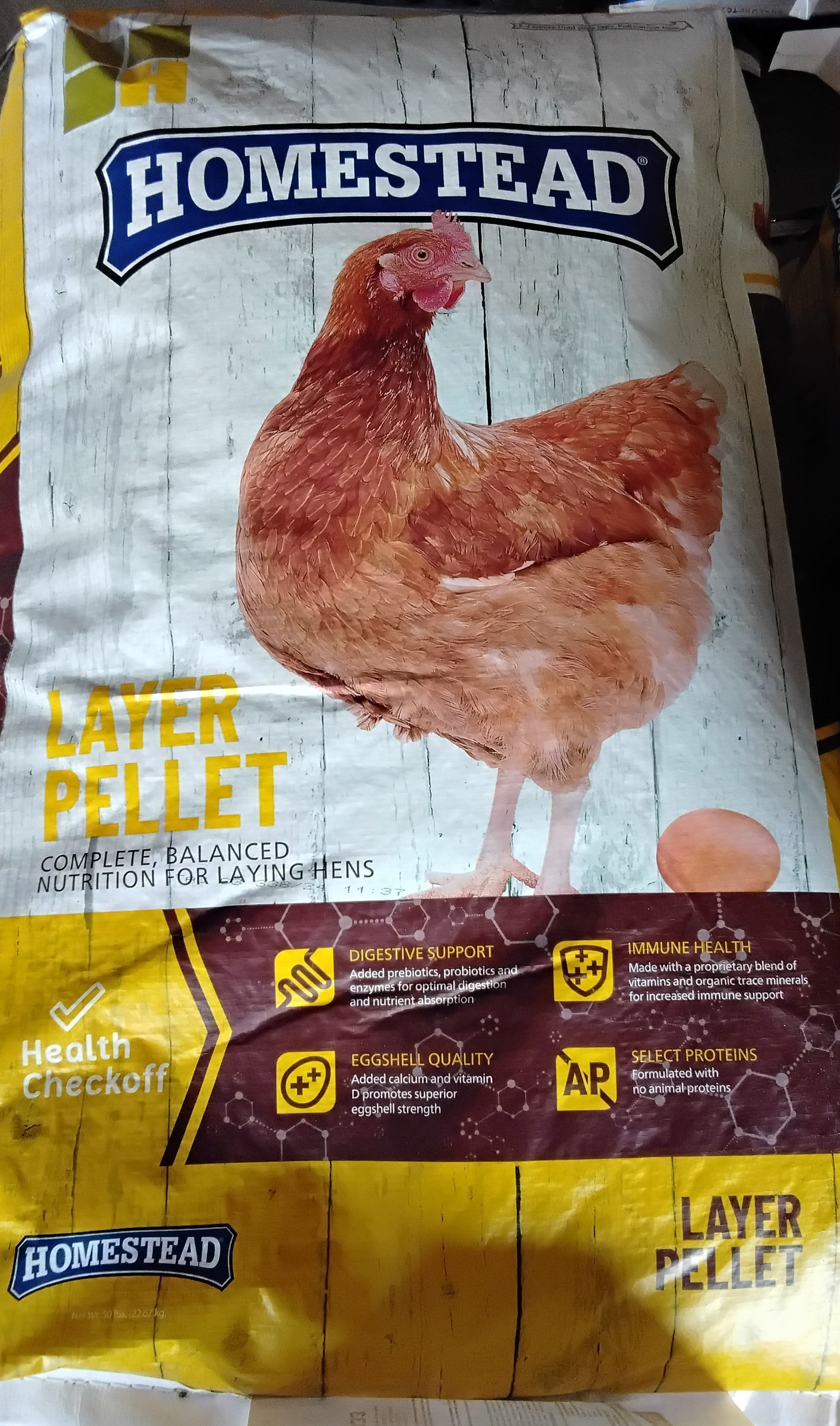 Homestead Layer Pellets 16%