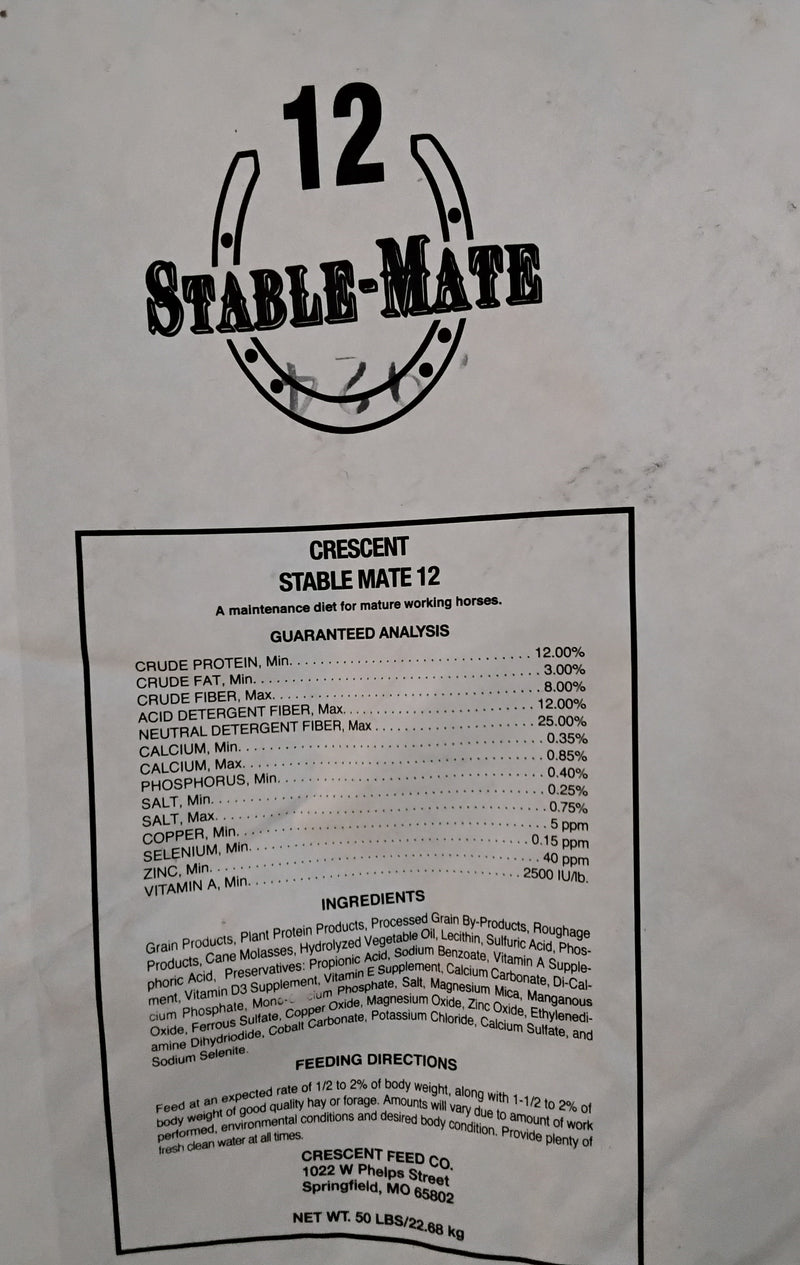 Crescent Stablemate 12%